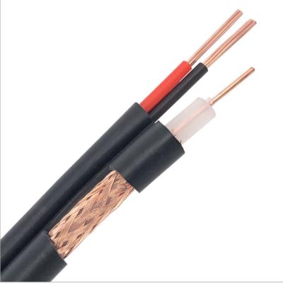 China CCTV/CATV RG59 CCTV Cables Security Camera/TV Antenna Coax Power Wire RG59 Coax Cable for sale