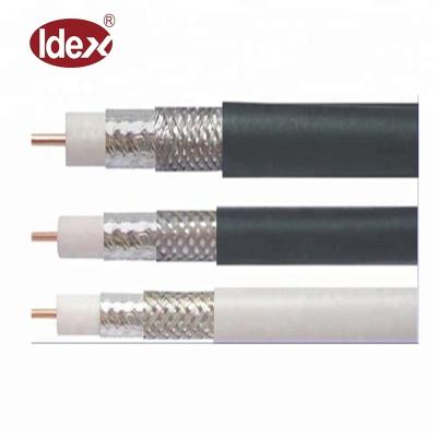 China CCTV / CATV Solid Copper Conductor PE RG6 Coaxial Cable For CCTV Security for sale