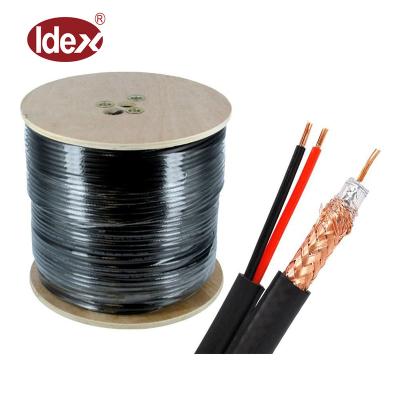 China CCTV& CATV RG6 coaxial cable with power cable 2 from make in China for sale