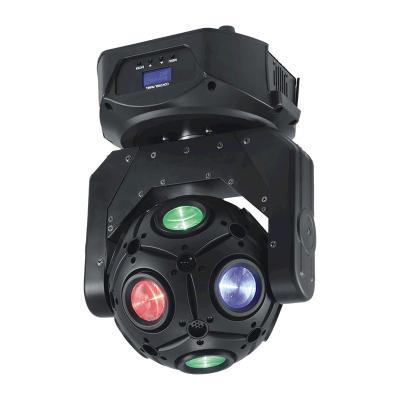 China 12pcsX12w LANDSCAPE rgbw led beam football disco ball moving head lights led dj disco light for sale