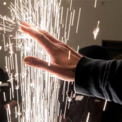 China 200g LANDSCAPE Cold Sparkler Fireworks Chinese Ti Sprinkle Titanium Powder Fireworks Machine Cold Powder for sale