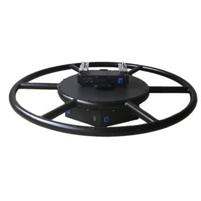 China LANDSCAPE Rotating Circle Truss Aluminum Diameter 1.15m / 1.5m DMX Control Stage Truss 360 Degree Rotating Bracket for sale