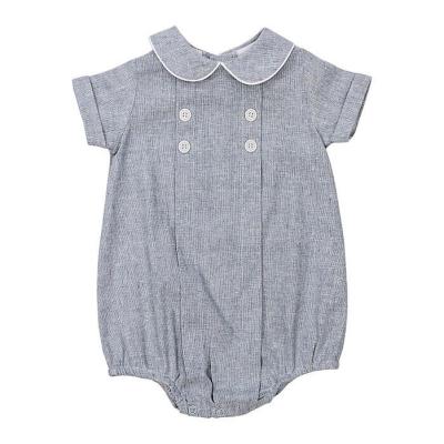 China Wholesale Breathable Kids Clothes Newborn Baby Boy Romper Lapel United Rise Clothes Toddler Rompers Infant Kids Jumpsuit for sale