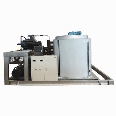 China Commercial hot sale industrial ice maker flake ice machine 15 tons per day for food/meat processing concrete construction projects etc. for sale