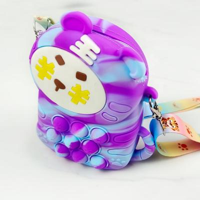 China Fashion Customize Excellent Quality Designer Silicone Clasp Cute Mini Coin Purse for sale