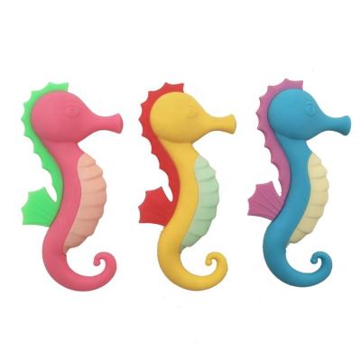 China Custom Soft Toy FAMA Factory Audit BPA Free Food Grade Baby Animal Silicone Teether Chewing Toy for sale