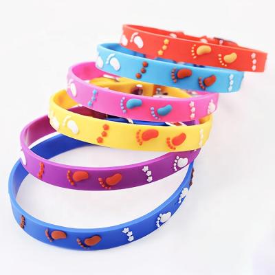 China Factory Customized Waterproof Adjustable Multi Color Printing Soft Silicone Pet Collar For Dog And Cat for sale