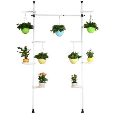 China Behind Doors/On Walls Factory Hot Sale 1.1-3.1m Flower Rod Adjustable Flower Stand Flower Pot Stem for sale