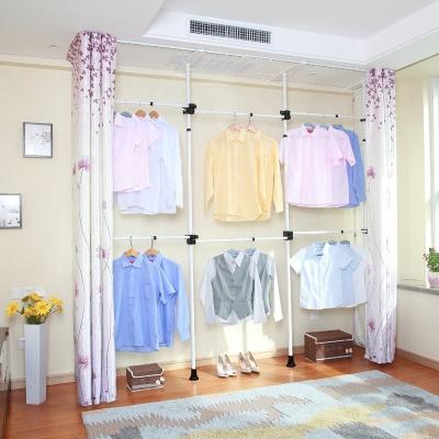 China Modern Clothes Rack Open Wardrobe Rack Clothing Rack With Shelves for sale