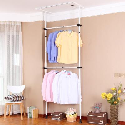 China Modern Couples Clothes Rack Open Wardrobe Rack Clothing Rack With Shelves for sale