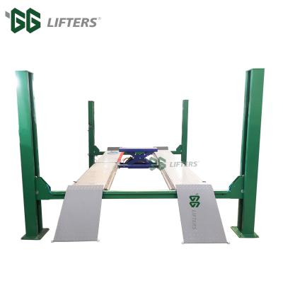 China 4 Post Hydraulic Car Lift Platform Lift 4500Kg for sale