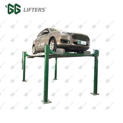 China Double 4 Post Hydraulic Level Car Parking Lift 2700kgs for sale