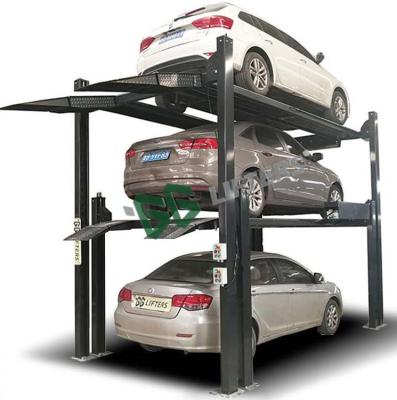 China Easy Parking Car Parking 3 Floor Stacker Car Lift 5400kg for sale