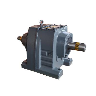 China High Efficient Speed ​​Reducer R Series Helical Concentric Gearbox of Packing Machine with Motor for sale