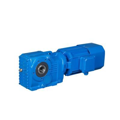 China Packing machine K series right angle helical bevel box KA67, KA77, KA87 of 90 degree transmission gear for sale