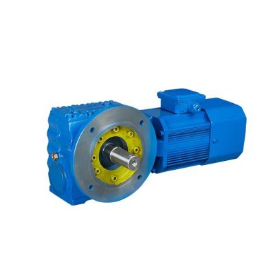 China Heavy Duty Type S Series Worm Gear Box Stable Flange Helical Reducer Packing Machine Type With Solid Shaft for sale