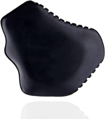 China Personal Skin Care Facial Massage Tool Natural Black Bian Stone Obsidian Gua Sha Scraping For Anti aging for sale