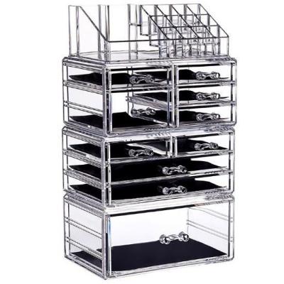 China Environmental Friendly Custom Wholesale Multifunctional Make Up Organizer Acrylic Acrylic Display for sale