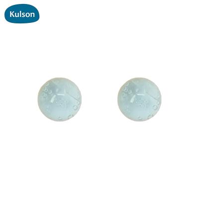 China New Cute Fashionable Mini Transparent Ball Ceramic Handmade Cute Stud Earrings For Kids Girls Daily Wear for sale