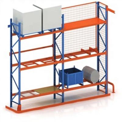 China Collapsible Heavy Duty Industrial Racking / Pallet Rack / Beam Metal Storage Racking System Te koop