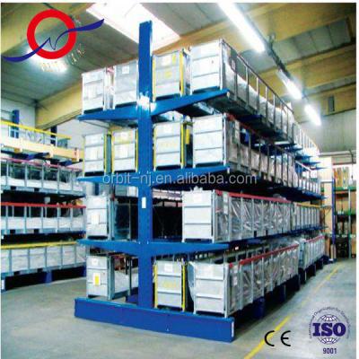 China Corrosion Protection Nanjing Warehouse Shelving Adjustable Cantilever Racking for sale