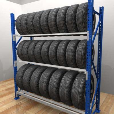 China Corrosion Protection Good Quality Warehouse Tire Racking Tire Rack For Storage for sale