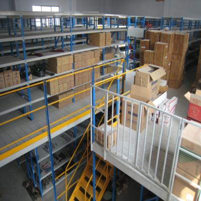 China Low Warehouse Price Made In China Good Quality Adjustable Warehouse Storage Mezzanine Rack Attic Shelves for sale