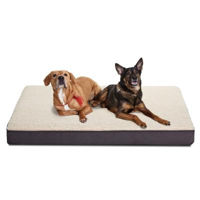 China Wholesale Custom Breathable Waterproof Dog Sofa Bed Dual Use Double Sided Accessories Dog Nest Rectangle Large Pet Beds And Pet Cat Beds for sale