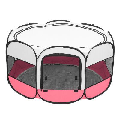 China Factory Windproof Portable Pet House Folding Cage Soft Bed Tent Indoor Included Warm Dog for sale