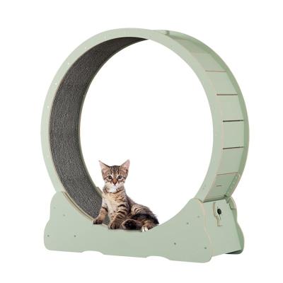 China Running Wheel Cat Pet Dog Fun Treadmill OEM ODM Anti-depression Particle Board Interactive Wooden Tread Exerciser Pet Dog Running Wheel for sale