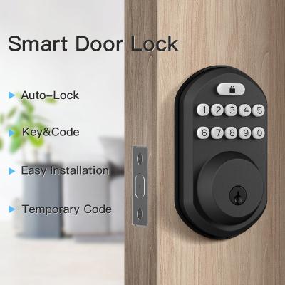 China Auto-lock hotel security door lock with password Anti-peeking smart lock for 35-50mm thickness door lock for sale