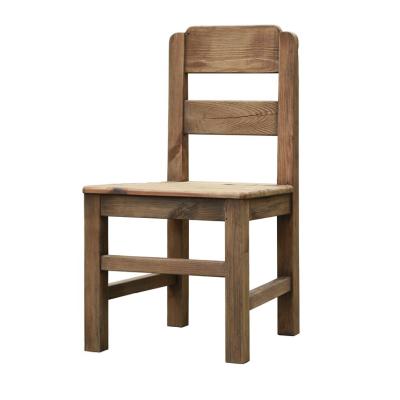 China Solid Wood Dining Chair Solid Recycled Wood Chair For Living Room And Dining Room Simple Design for sale