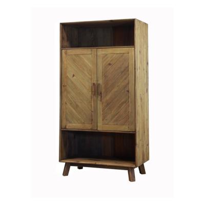 China Closet Modern Home Furniture Farmhouse Wardrobe Cabinet Solid Wood Wooden Wood for sale