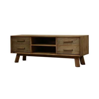 China New Style Wooden Tv Cabinet Living Room Furniture Adjustable Designs Tv Solid Wood Stand (Other) for sale