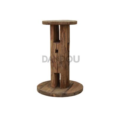 China Solid Wood Indoor Flower Stand Recycled Wood Material House Use Decorate for sale