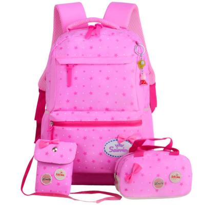 China 2022 New Custom Fashions Waterproof 3 In 1 Kids School Bags Primary Student Girls Backpack School Bag for sale