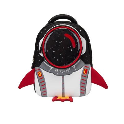 China RFID safe kids 3-8 years schoolbag cartoon school book kindergarten astronaut design backpack6007 for sale