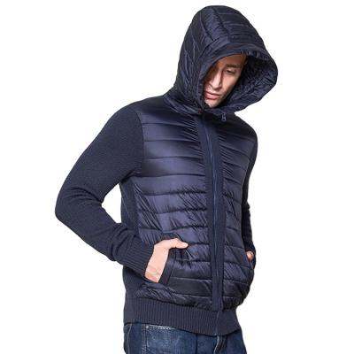 China New Anti-wrinkle Long Sleeve Hooded Zipper Hooded Mens Cardigan Sweater Winter Sweater Coat Men for sale