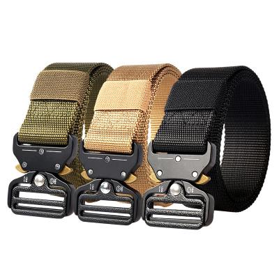 China Rip-Stop Style Military Waist High Density Nylon Woven Valiant Tactical Belt With Buckle for sale