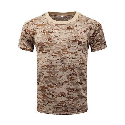 China OEM Digital Anti-Static Design Manufacturing Short Sleeve Camouflage T-Shirt for sale