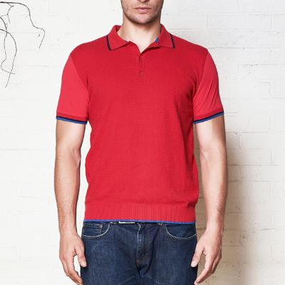 China Custom Made 100% Cotton T Shirts Polo Tshirt Red Blank Sport Logo Design Plain Men Breathable Wholesale Golf OEM Polo Shirt for sale