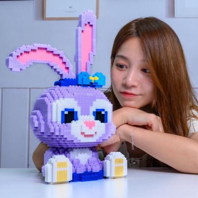 China Hot Selling DIY 3D TOY Brick Building Block Shaped Anime Smart Puzzle, Small Particles Assembling Series Plug-In Toys for sale