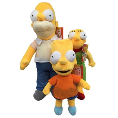 China Cotton platform in Europe and America volume selling Assen funny children's gift doll Simpson plush doll for sale