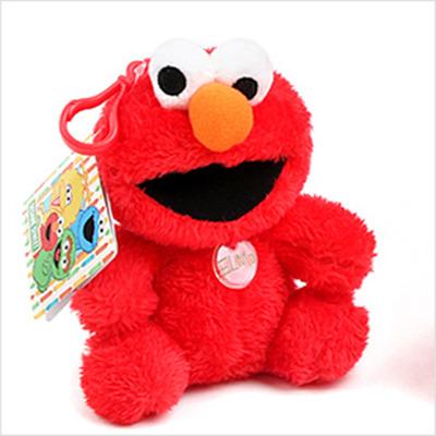 China The cotton hot selling platform sells major chain bags and pendants in bulk. Red Elmo Doll Plush Doll in Sesame Street for sale