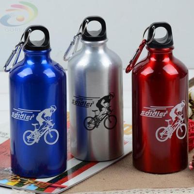 China 500ml Sustainable Customized Promotional Carabiner Sports Drink Bottle , Stainless Steel Insulated Water Bottle for sale