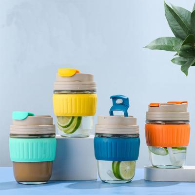 China Portable Accompanying Bottle Stored Cup Straw Cup Drinkware Double Cups High Value Cups Cute Female Glass Double Water Use for sale