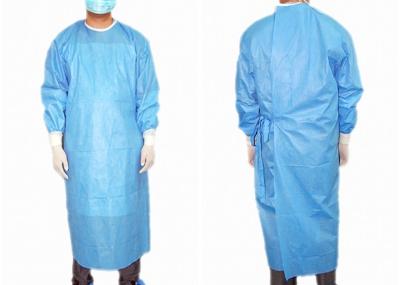 China Anti Static Reinforced Surgical Gown , Disposable Isolation Gowns Alcohol Resistant for sale