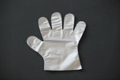 China Polyethylene Food Grade Disposable Gloves Clear How Density Polyethylene Material for sale