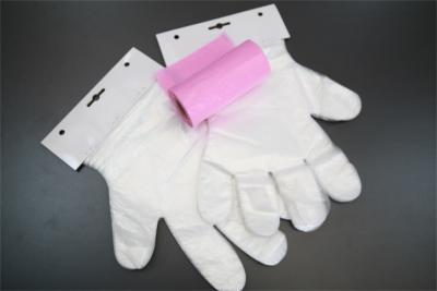 Κίνα 100 Pack Plastic Polyethylene Disposable Gloves For Food Handling προς πώληση