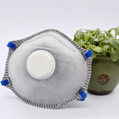 China Breathable Valved Dust Mask , Earloop Type FFP2 Disposable Mask for sale